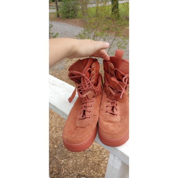 Nike air SF Air Force 1 high dusty peach 864024-204 US 9 - Picture 3 of 7